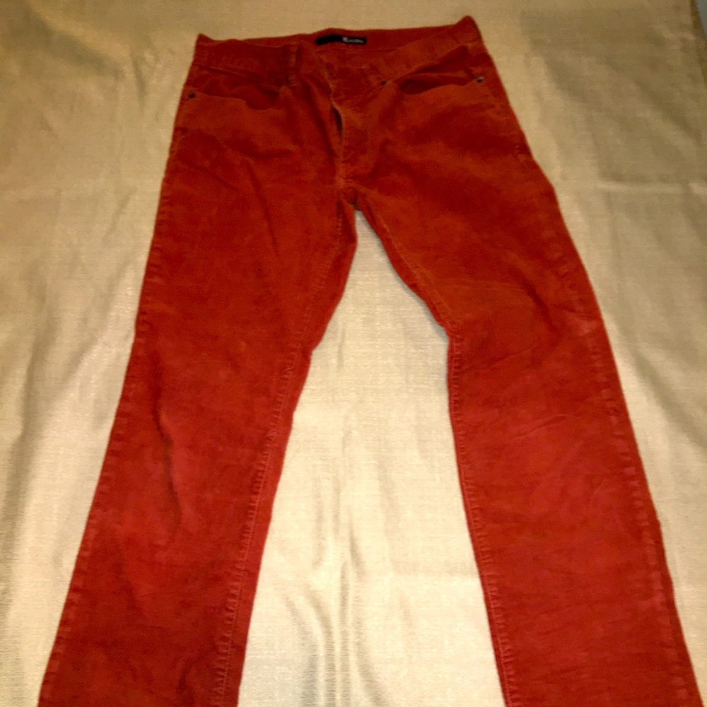 Corduroy 33x34 Slim Fit Pants